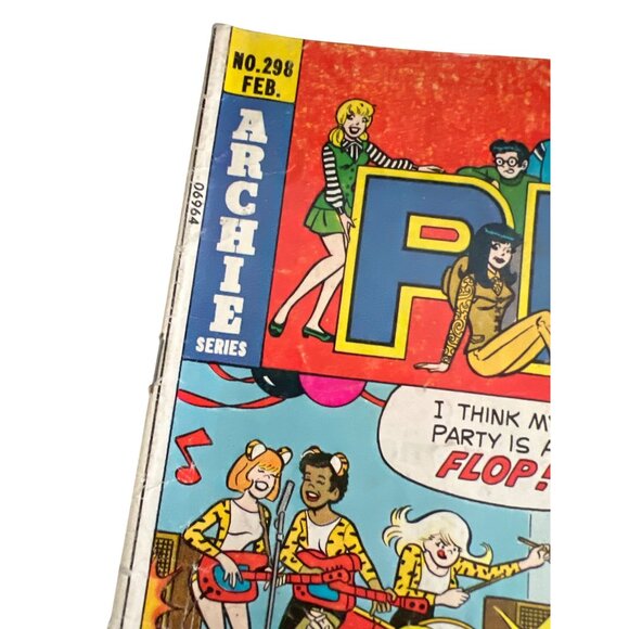 Vintage Pep Archie Comics #298 February 1975 Vintage Comic Book Boarded Bagged - Picture 2 of 6